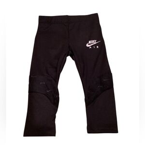 Girl toddler 2T Nike Black Leggings with velvet/soft knee area